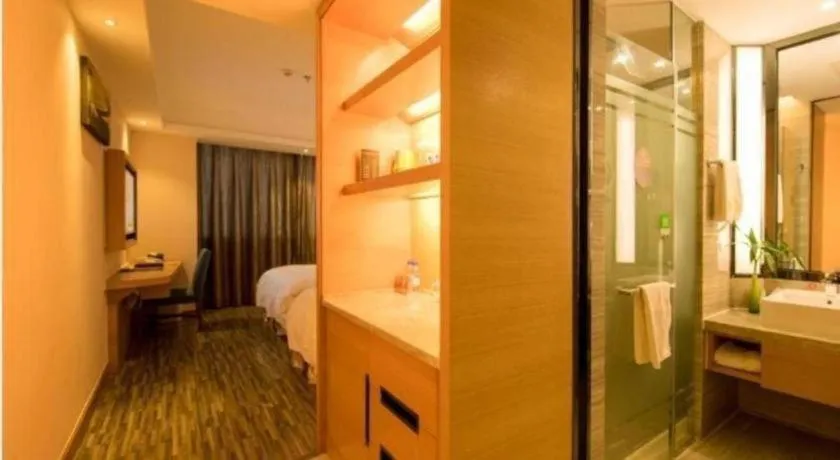 Bed in GreenTree Eastern Bijie Qixingguan Zhaoshanghuayuan Hotel