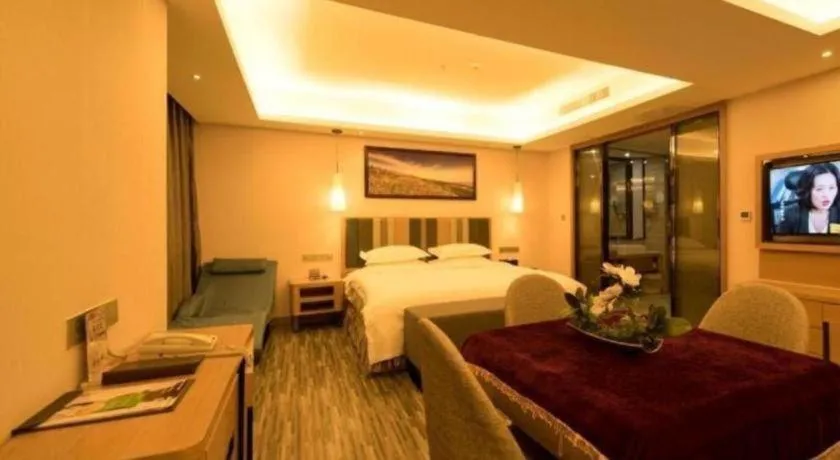 Bed in GreenTree Eastern Bijie Qixingguan Zhaoshanghuayuan Hotel