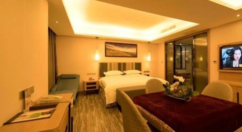 Bed in GreenTree Eastern Bijie Qixingguan Zhaoshanghuayuan Hotel