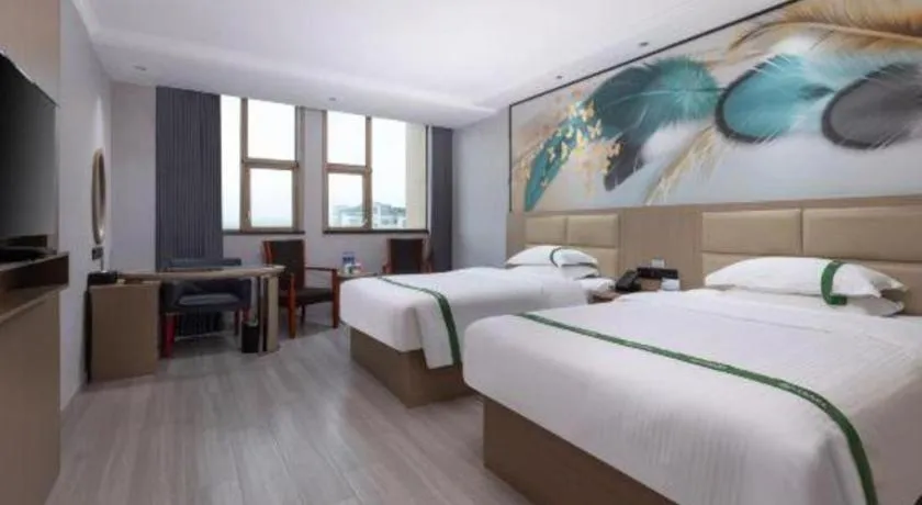 Bed in GreenTree Inn JiangSu Changzhou Lijia Town Wujin Road Business Hotel