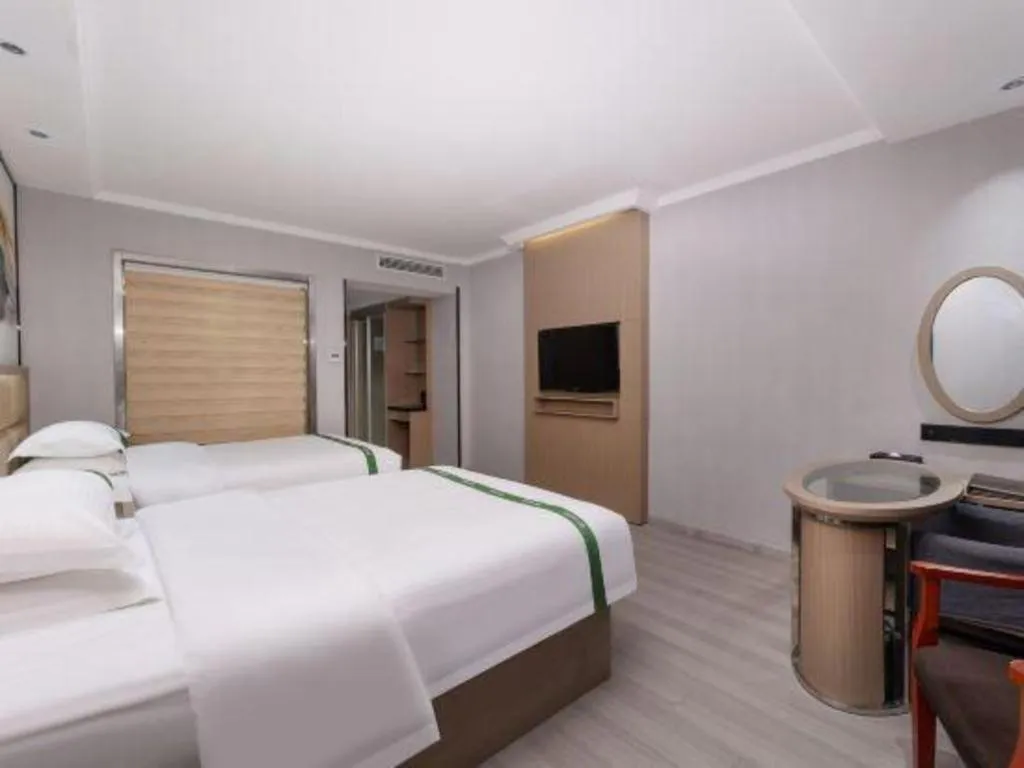 Bed in GreenTree Inn JiangSu Changzhou Lijia Town Wujin Road Business Hotel