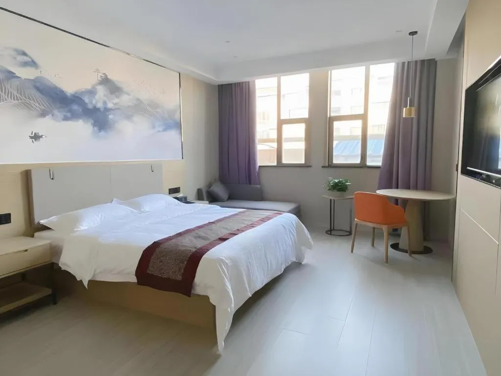 Bed in GreenTree Inn JiangSu Changzhou Lijia Town Wujin Road Business Hotel