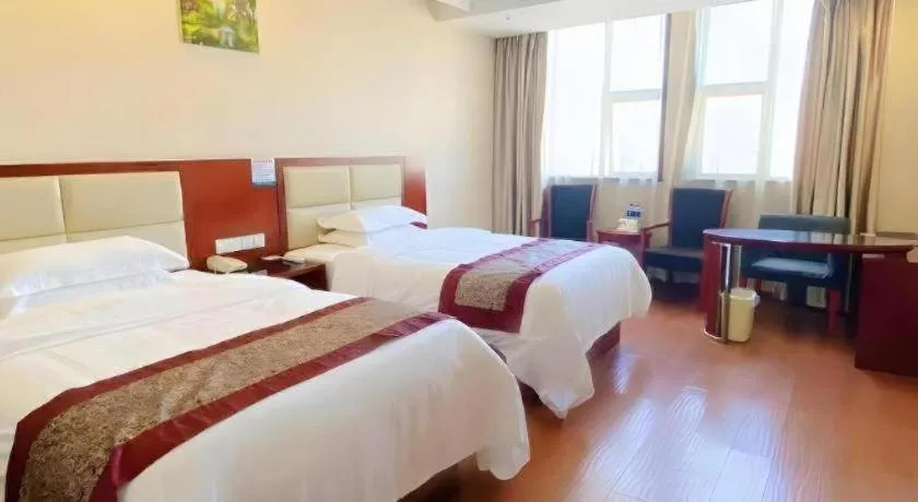 Bed in GreenTree Inn JiangSu Changzhou Lijia Town Wujin Road Business Hotel