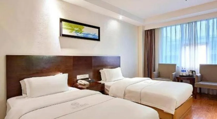 Bed in Insail Hotels Guangzhou Huangpu Dashadi Metro Station