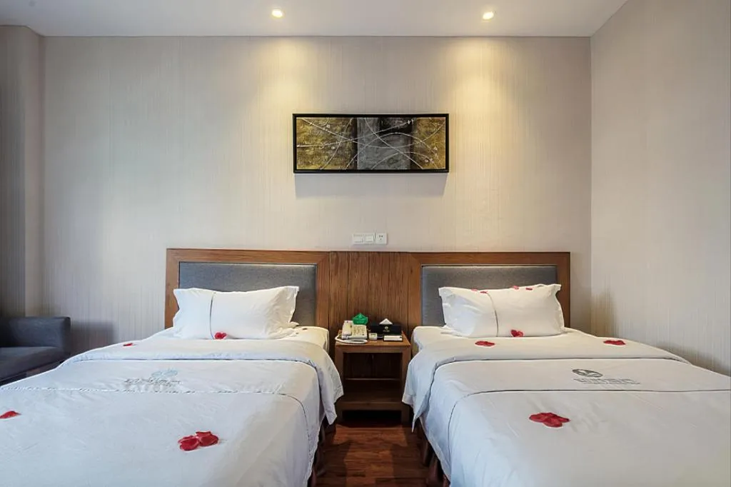 Bed in Insail Hotels Guangzhou Huangpu Dashadi Metro Station