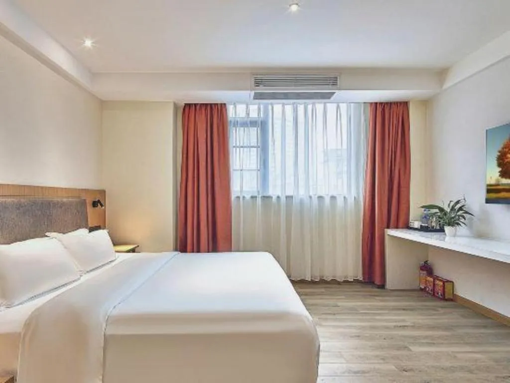 Bed in Insail Hotels Guangzhou Huangpu Dashadi Metro Station