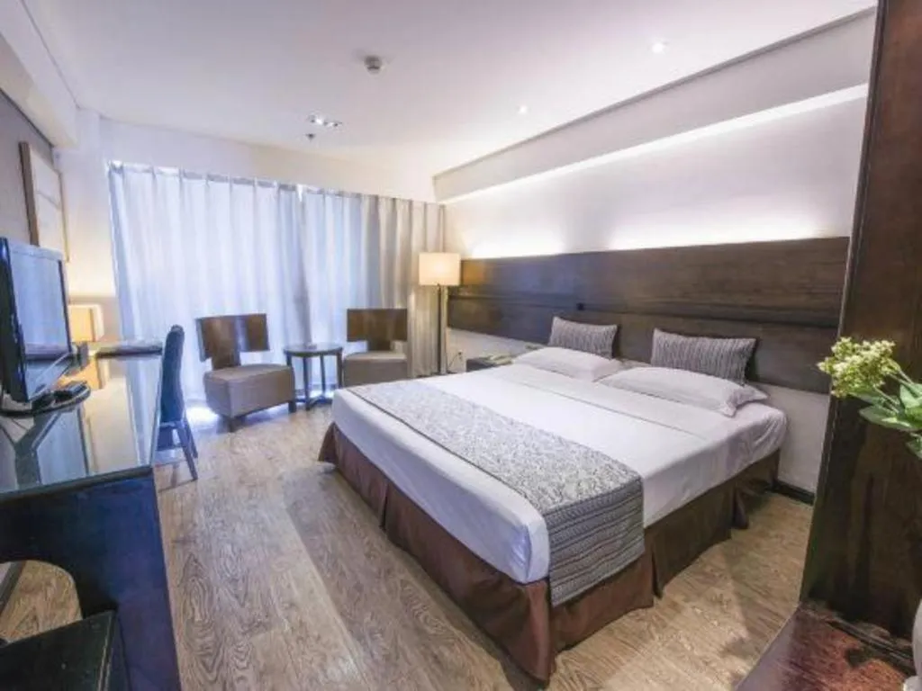 Bed in Tianjin Juchuan Lily Hotel