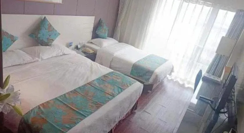 Bed in Tianjin Juchuan Lily Hotel