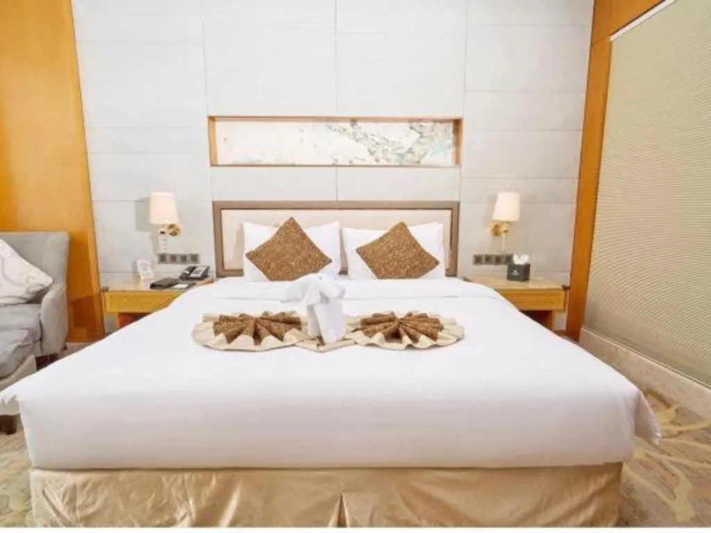 Bed in Mingdu Ziwei Garden Hotel