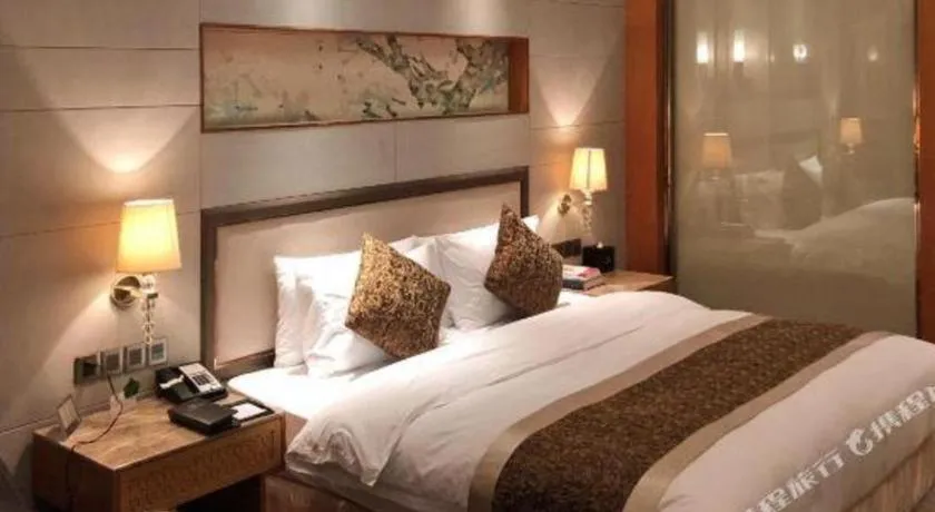 Bed in Mingdu Ziwei Garden Hotel