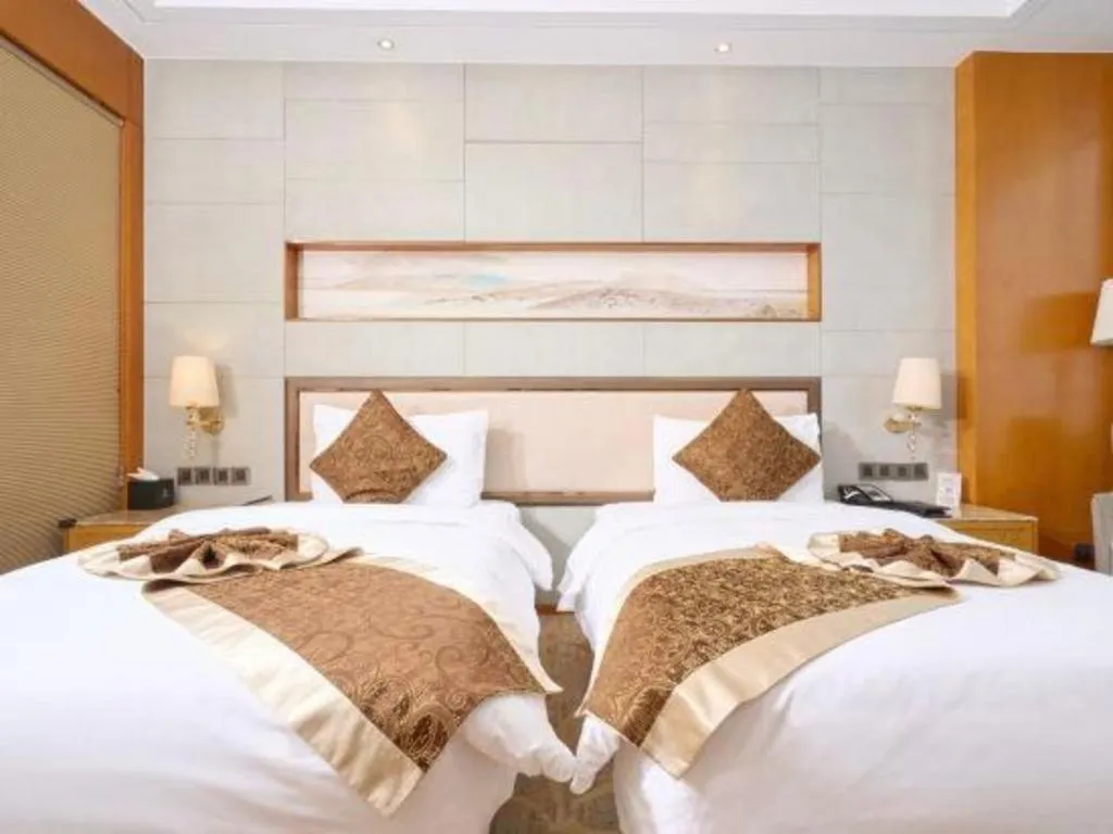 Bed in Mingdu Ziwei Garden Hotel