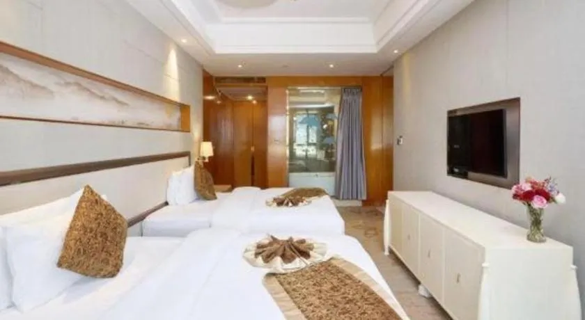 Bed in Mingdu Ziwei Garden Hotel