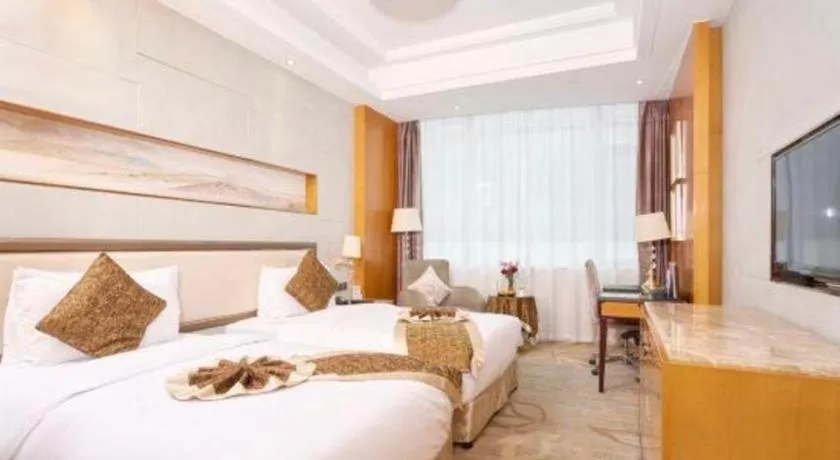 Bed in Mingdu Ziwei Garden Hotel