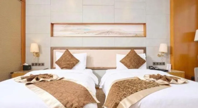 Bed in Mingdu Ziwei Garden Hotel