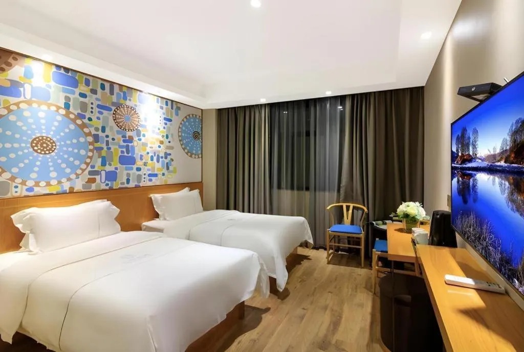 Bed in Insail Hotels Dongshankou Subway Station Guangzhou