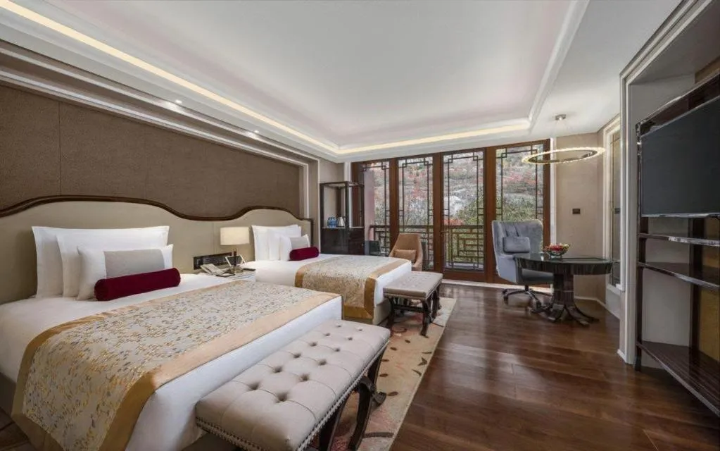 Bed in Grand Bay Hotel Beijing