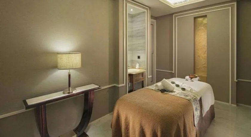 Bed in Grand Bay Hotel Beijing