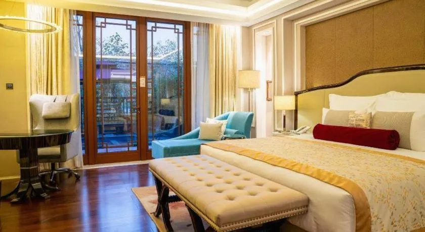 Bed in Grand Bay Hotel Beijing