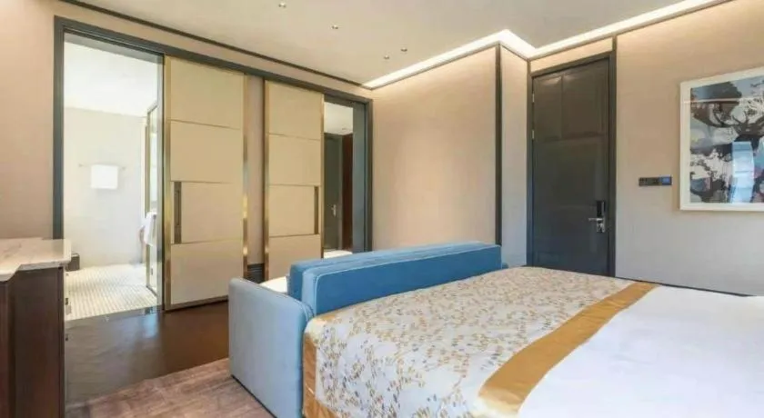 Bed in Grand Bay Hotel Beijing