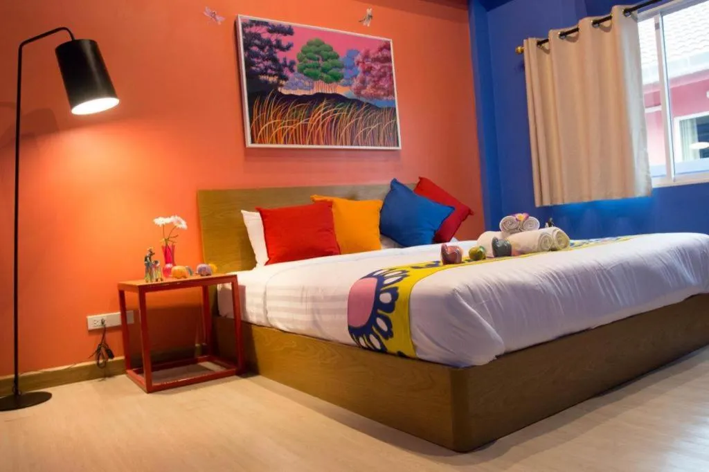 Bed in Non Nid Non Noi Design Residence