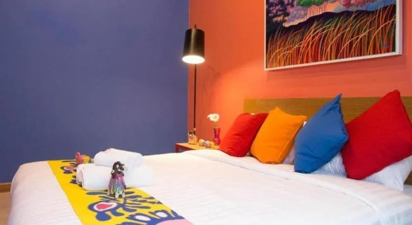 Bed in Non Nid Non Noi Design Residence