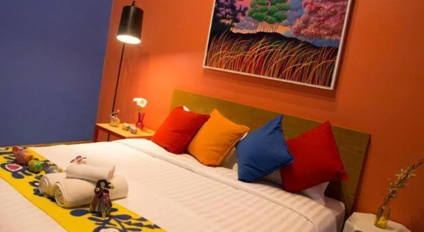 Bed in Non Nid Non Noi Design Residence