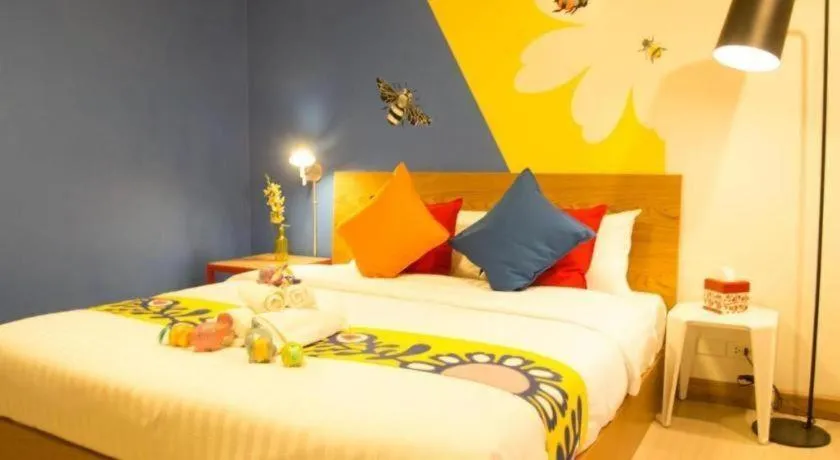 Bed in Non Nid Non Noi Design Residence