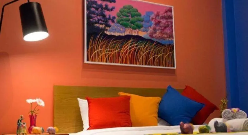 Bed in Non Nid Non Noi Design Residence