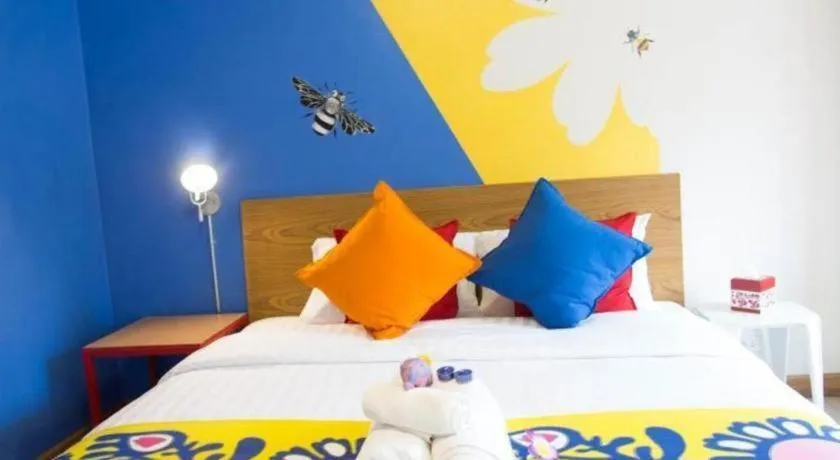 Bed in Non Nid Non Noi Design Residence