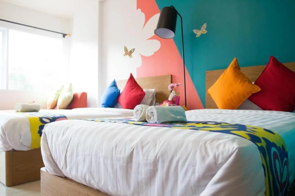 Bed in Non Nid Non Noi Design Residence