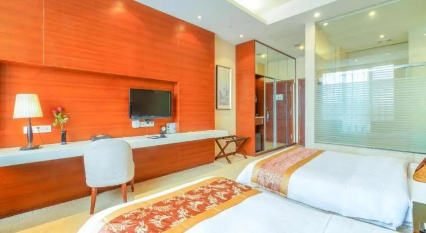 Bed in Suzhou Phoenix Hotspring Resort