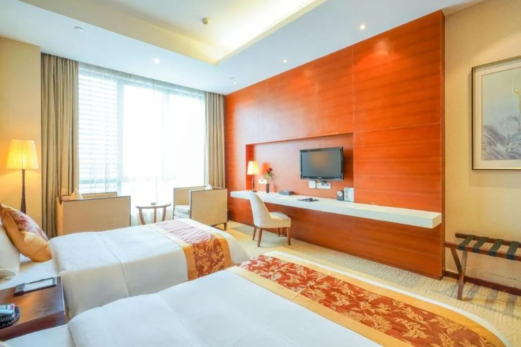 Bed in Suzhou Phoenix Hotspring Resort