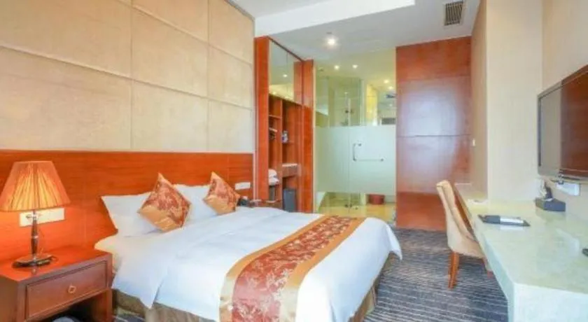 Bed in Suzhou Phoenix Hotspring Resort