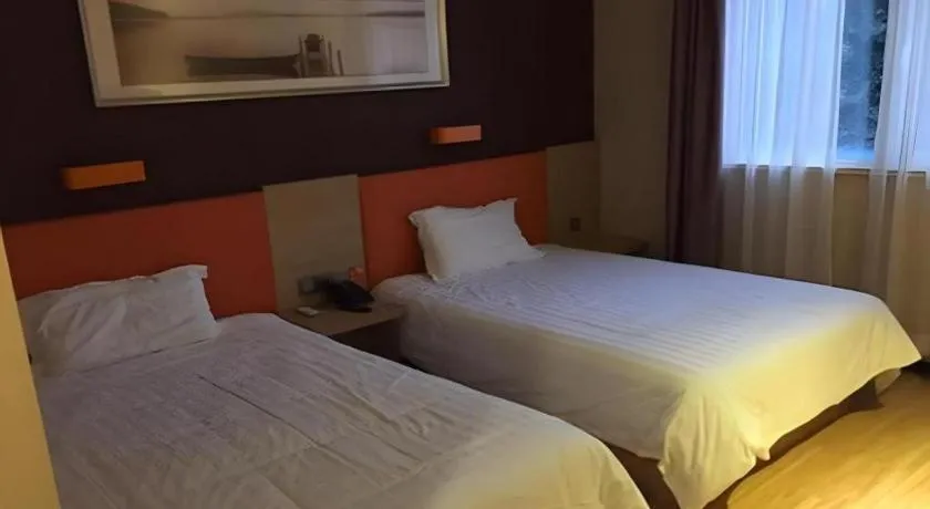 Bed in IU Hotel Tianjin Youyi Road Meijiang Exhibition Meiniu Metro Station