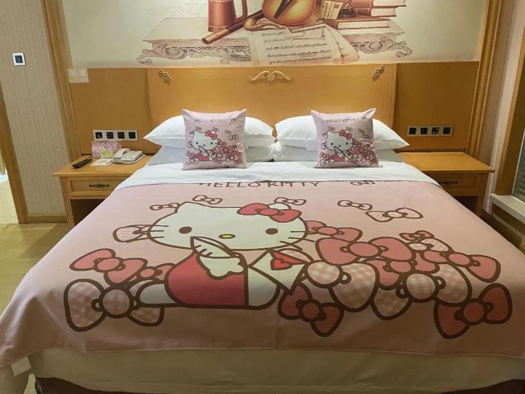 Bed in Vienna Hotel Guangxi Liuzhou Xijiang Vientiane City