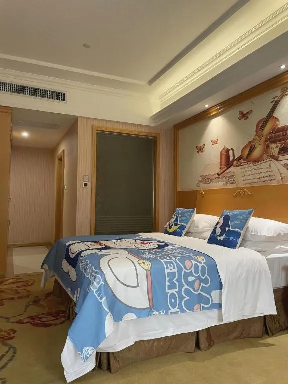 Bed in Vienna Hotel Guangxi Liuzhou Xijiang Vientiane City