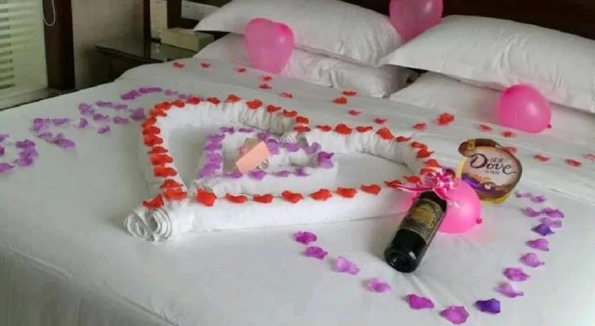 Bed in Vienna Hotel Guiyang Jiaxiulou Jichang Road