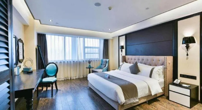 Bed in Xana Hotelle Chengdu East Railway Station Kaide Plaza