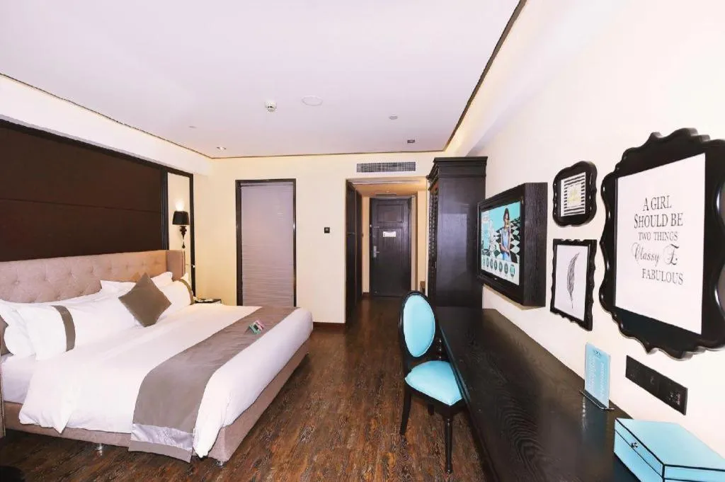 Bed in Xana Hotelle Chengdu East Railway Station Kaide Plaza