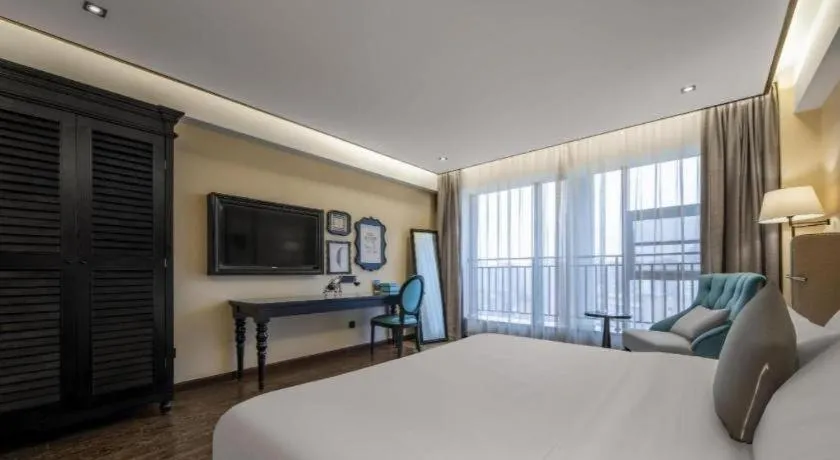 Bed in Xana Hotelle Chengdu East Railway Station Kaide Plaza