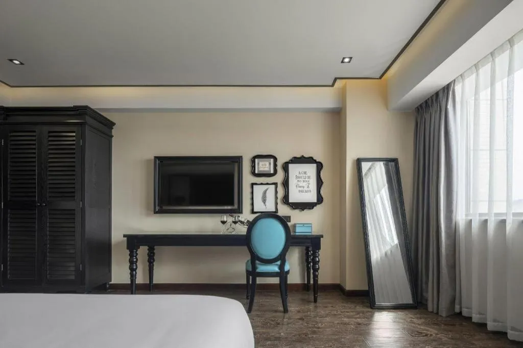 Bed in Xana Hotelle Chengdu East Railway Station Kaide Plaza