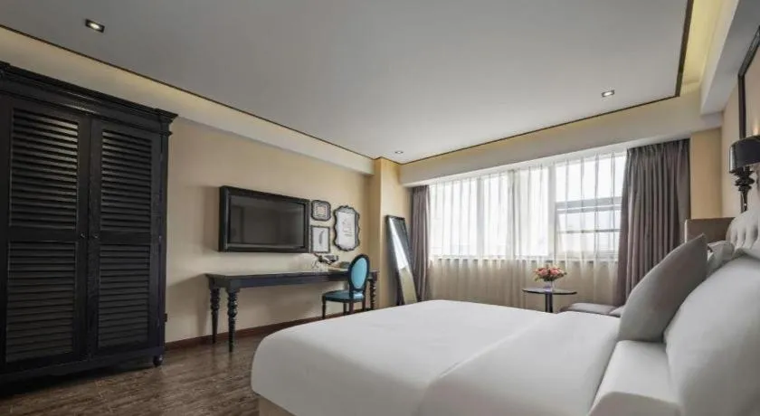 Bed in Xana Hotelle Chengdu East Railway Station Kaide Plaza