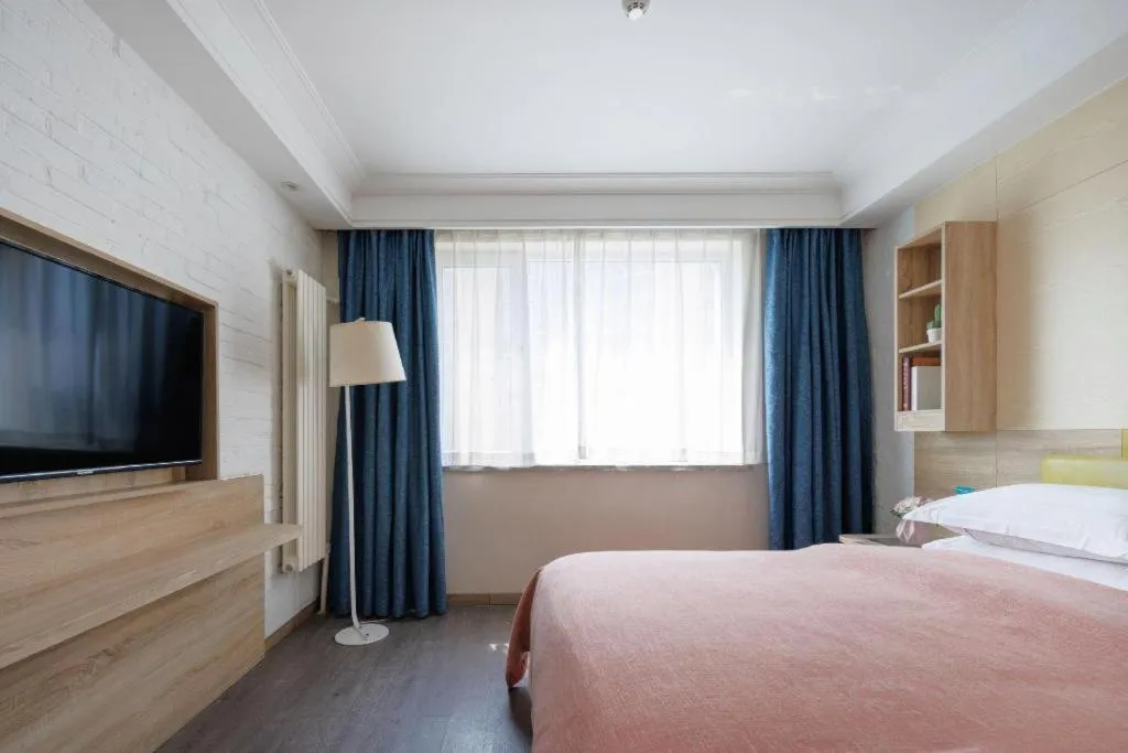 Bed in Shanshui Trends Hotel Temple of Heaven Branch