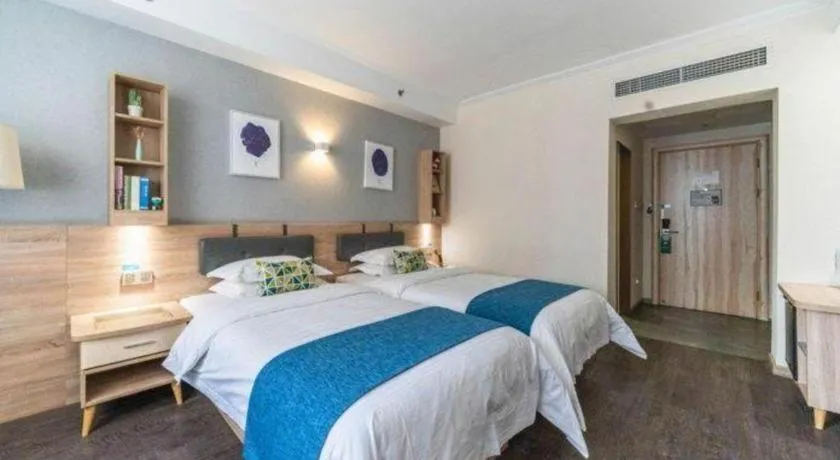 Bed in Shanshui Trends Hotel Temple of Heaven Branch