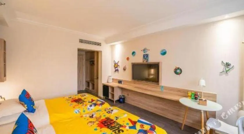 Bed in Shanshui Trends Hotel Temple of Heaven Branch