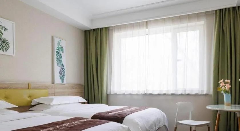 Bed in Shanshui Trends Hotel Temple of Heaven Branch