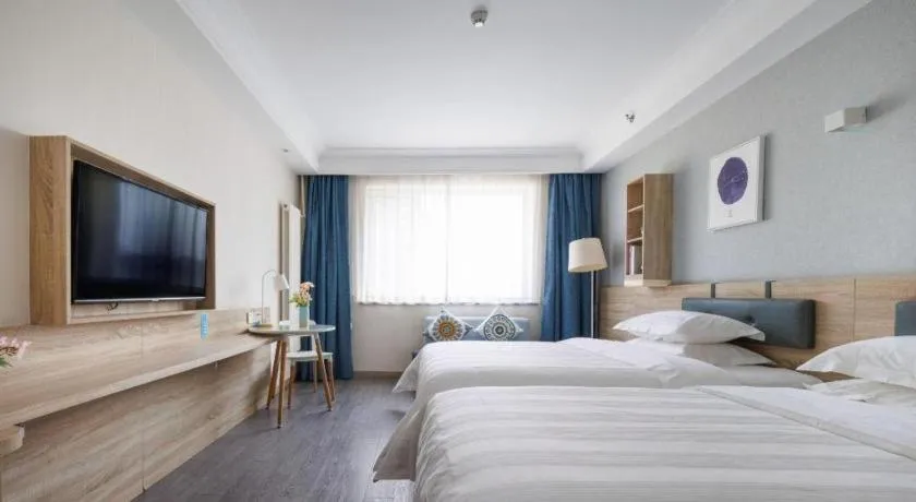 Bed in Shanshui Trends Hotel Temple of Heaven Branch