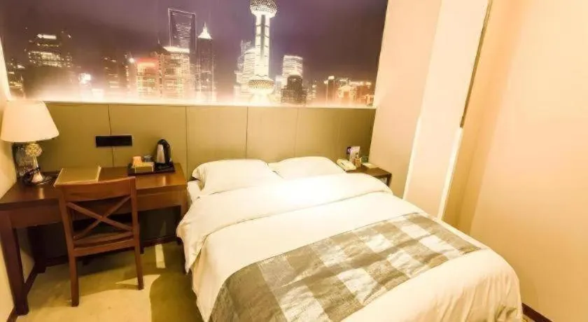 Bed in GreenTree Alliance Disneyland North Gate