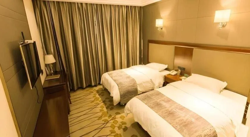 Bed in GreenTree Alliance Disneyland North Gate