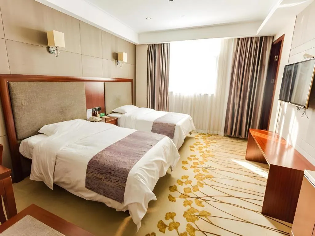 Bed in GreenTree Alliance Disneyland North Gate